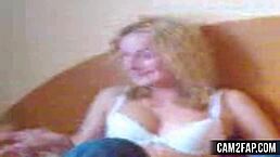 blonde teen appears in this free amateur video with simple scenes