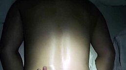 Pov hairy wife massage with big ass cumshot