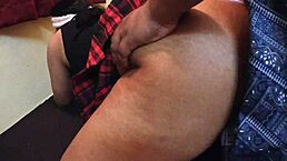 that big booty malay girl feels every intense moment as stepuncle pounds her doggystyle with creampie passion