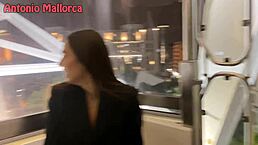 Picking up a hot Ukrainian babe on the street leads to rough doggystyle fucking. She gets a massive cumshot and facial in passionate homemade action.