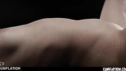 cum slut alice zaffyre gets pussy pumped for extreme cumflation as sexy 18 years old teen