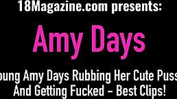 feeling so thrilled with pervy princess amy days compilation of sucking and fucking cock passionately