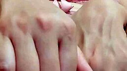 Hey, this woman loves posting every rub on her wet pussy that she gives