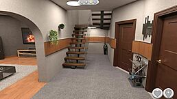 Teen blonde slut licks and fucks with big tits and wet pussy in missionary