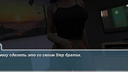 Teen blonde slut licks and fucks with big tits and wet pussy in missionary