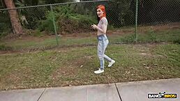 Oh Wow! Sawyer Kelly's Shaved Tight Pussy Gets Stretched By Huge Monster Cock In Bang Bus With Doggystyle Riding Cowgirl Action!