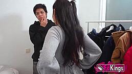 Brunette Daniela Nerea Flashes in Madrid for Shocking Public Outdoor Exhibition