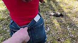 Slut Wife Tied To Tree For Cheating Gets Fucked And Creampied By Stranger In Public