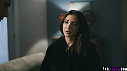 Sexy best friends Jane Wilde and Natalie Knight share Nathan Bronson's huge cock in threesome