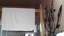 Shower time with amateur Asian masturbating wildly!