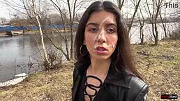 I Want To Walk Through The Park With Cum On My Face. Cum On My Face In Public Cumwalk