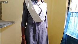 After the party the hot college girl called me to spend time together in bedroom