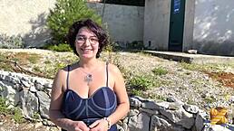 I love how Mizaki with her big tits gets pounded by this huge cock, it's so intense and satisfying every time.