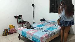 In casual tale, STUDENT and WHORE engage in old and young 18+ sex with big natural tits.