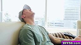 Emma Shyla And Liza Flashing Their Tits And Getting Ready For The Party