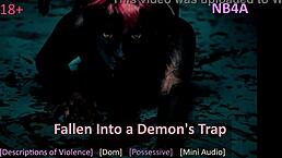 A demon explains to you how much trouble you're in during erotic roleplay audio