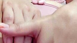 Hey, this woman loves posting every rub on her wet pussy that she gives