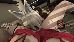 mush-oku tensei hilda and ghislaine in a futa scene