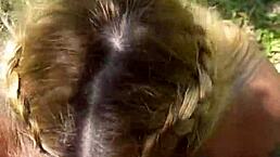 si papi te gusta que te de besitos así y darme la lechita rica con blonde amateur outdoors