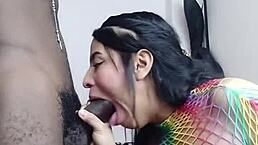 We get hot and she starts sucking my BBC and ends up being penetrated everywhere and ending with delicious anal sex.