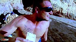 Hey French whore Milky Cooper, ready to get your tight ass fucked hard right here on the beach?