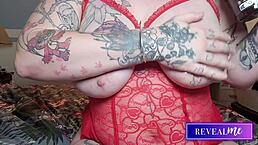 Feeling naughty with my huge tits? Watch this voluptuous milf in erotic solo dildo boobjob fingering wet pussy orgasm explosion.