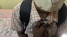 After the party the hot college girl called me to spend time together in bedroom