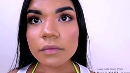 i mean this sexy latina beauty got fucked during her modeling audition like wow