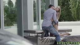 Whoa, this fetish babe is getting some intense oral sex action 😏.