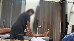 i uh, caught this hidden cam of a happy ending massage with flashing cock... so intense!