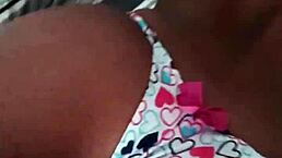 fixed lover records amateur latina wife creampie orgasm to show her cuckold husband subtly.