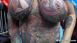 Can you handle this tattooed mature babe giving an intense POV suck session that leaves you begging for more?