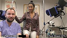 Doctor Tampa gives freshman Miss Mars mandatory Hitachi orgasm in hospital.