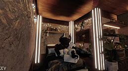 bunny hg asked for help but ended up getting fucked hard by demon dick