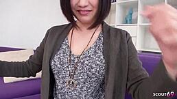 In this narrative, a petite short-haired Japanese teen with a round ass experiences her real uncensored defloration through intense fucking