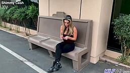 Can this dirty blonde bombshell handle giving up her sexy milf ass to a horny stud?