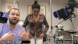 Doctor Tampa gives freshman Miss Mars mandatory Hitachi orgasm in hospital.