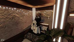 bunny hg asked for help but ended up getting fucked hard by demon dick