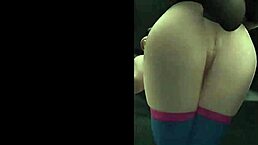 Overwatch d va gets intense anal action in this hmv compilation with big black cock music.