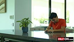 Whoa natural sexy big tit blonde teen Katie Morgan seduces her friend for hardcore blowjob and pussy fucking with Max Fills