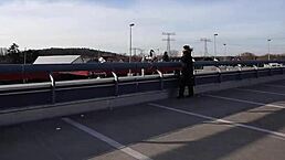 Fit Italian girl Lola Danger with small tits gets pickup for hard casting fuck.