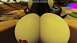 My subscriber kept asking, so I finally fucked her in the Roblox condo game with deepthroat and doggystyle.