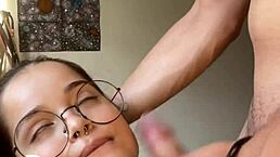 Can this young brunette friend debora prado handle deepthroat on my big cock before riding it?