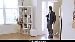 i punish this hot asian teen with my big disciplinary dick ramming her tight petite pussy