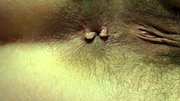 Lick my delicious hairy asshole, says sexy milf in stockings for obedient lover.