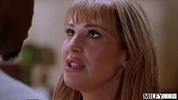 Milfy married milf Jordan Maxx cheats with bbc affair while husband sleeps through wedding night