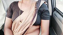 Beautiful saree call girl car sex telugu dirty talks