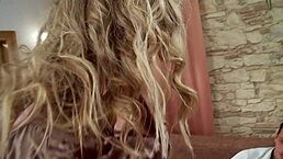 tereza marinova bends over for her favorite monster cock, moaning cutely as it pounds her blonde pussy in quickie doggystyle.