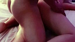 Inocente colegiala gets fucked in her tight pussy by boyfriend after classes. She moans from his big cock in quickie session.