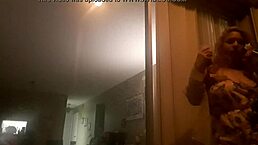 Dulcemendra shows boobs outside as ginger paris